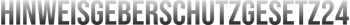 Hinweisgeberschutzgesetz24